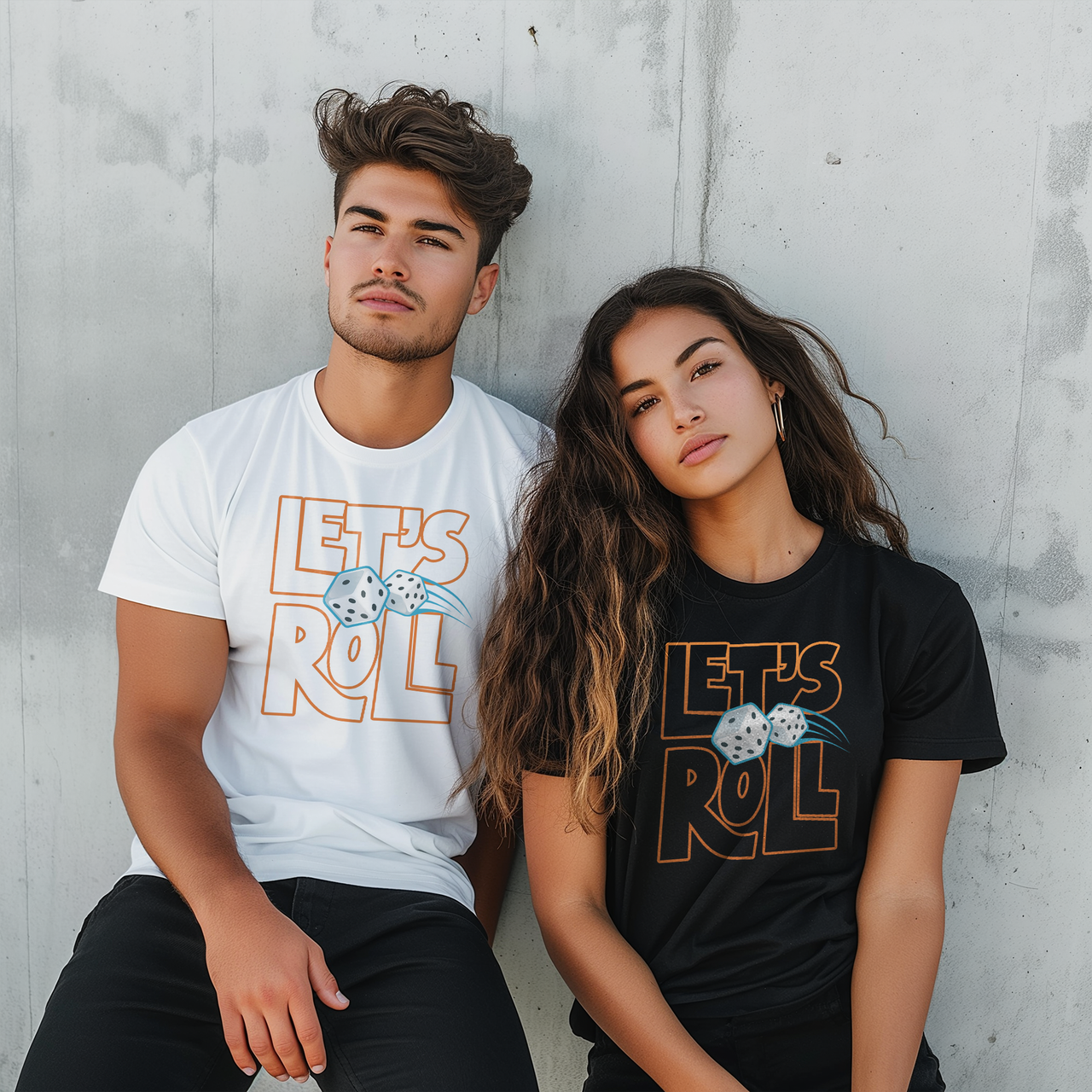 Let's Roll Outline T-shirt