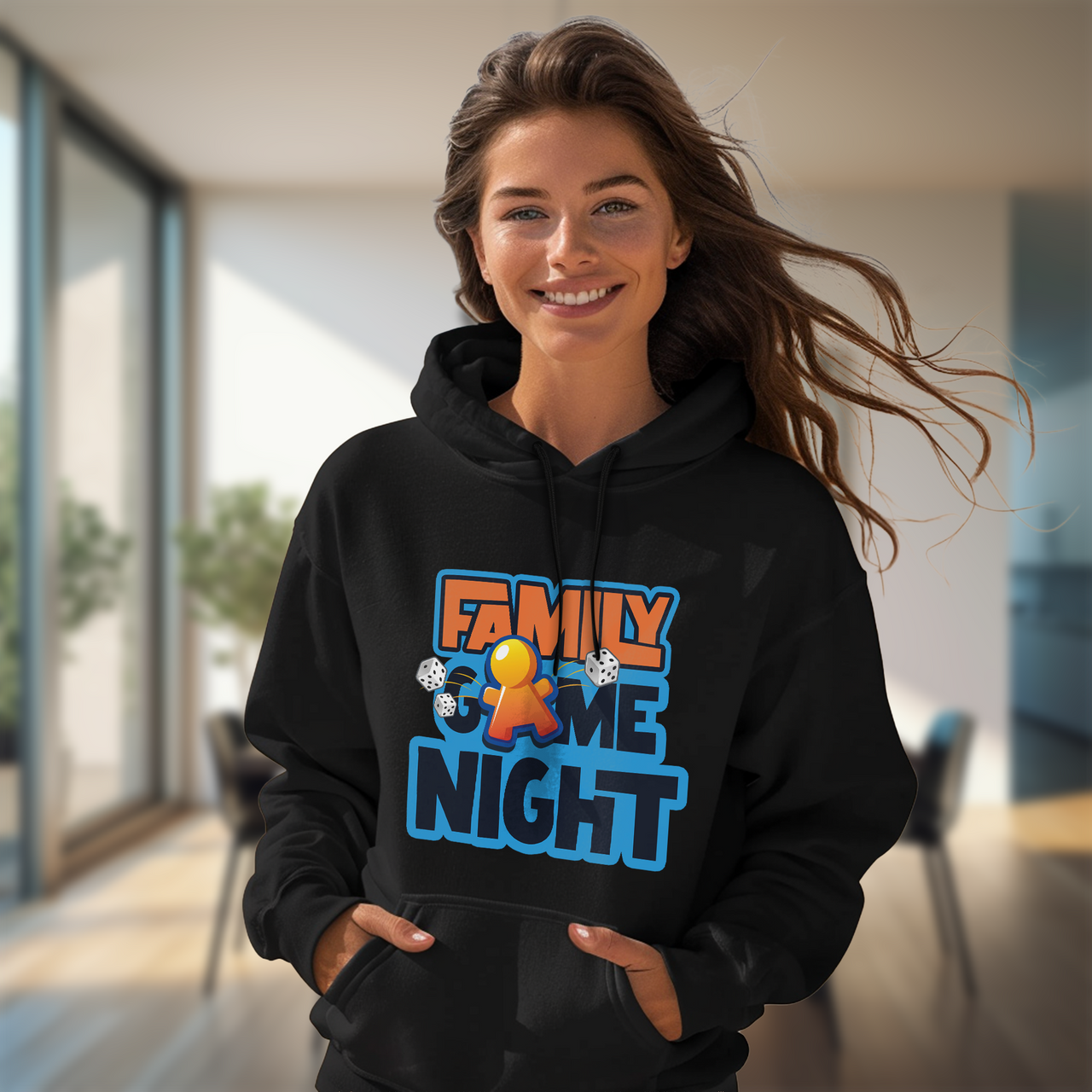 Family Game Night Classic Unisex Pullover Hoodie