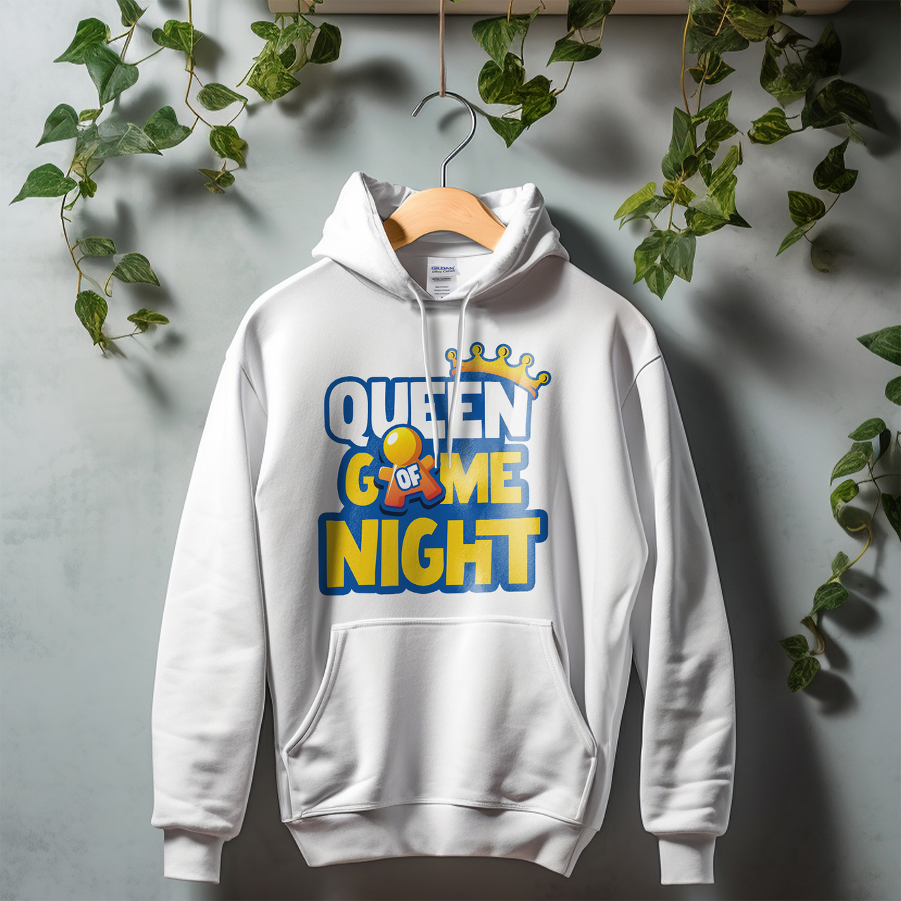 Queen Of Game Night Classic Unisex Pullover Hoodie
