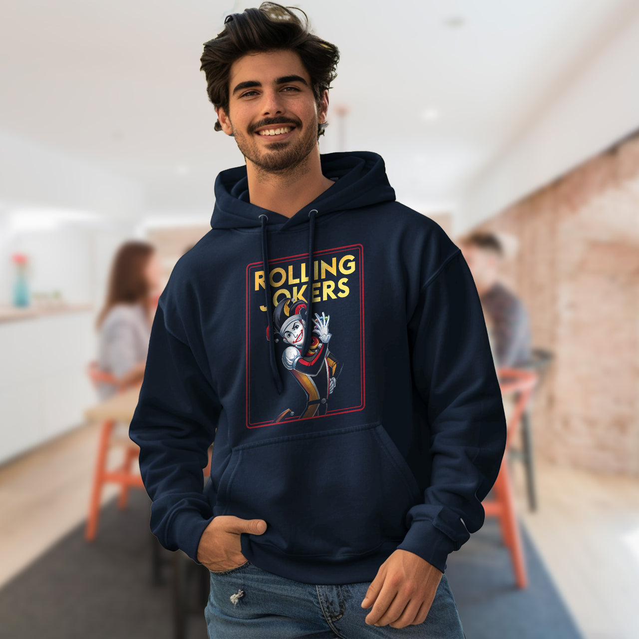 Rolling Jokers Classic Unisex Pullover Hoodie