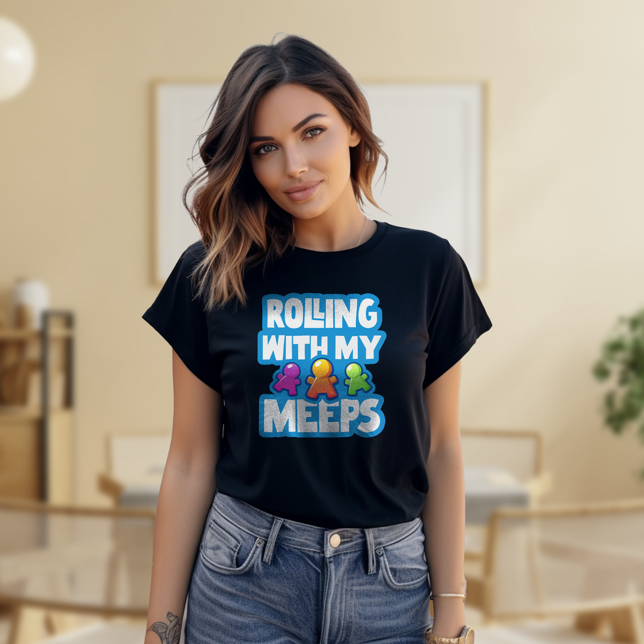 Rolling With My Meeps T-shirt