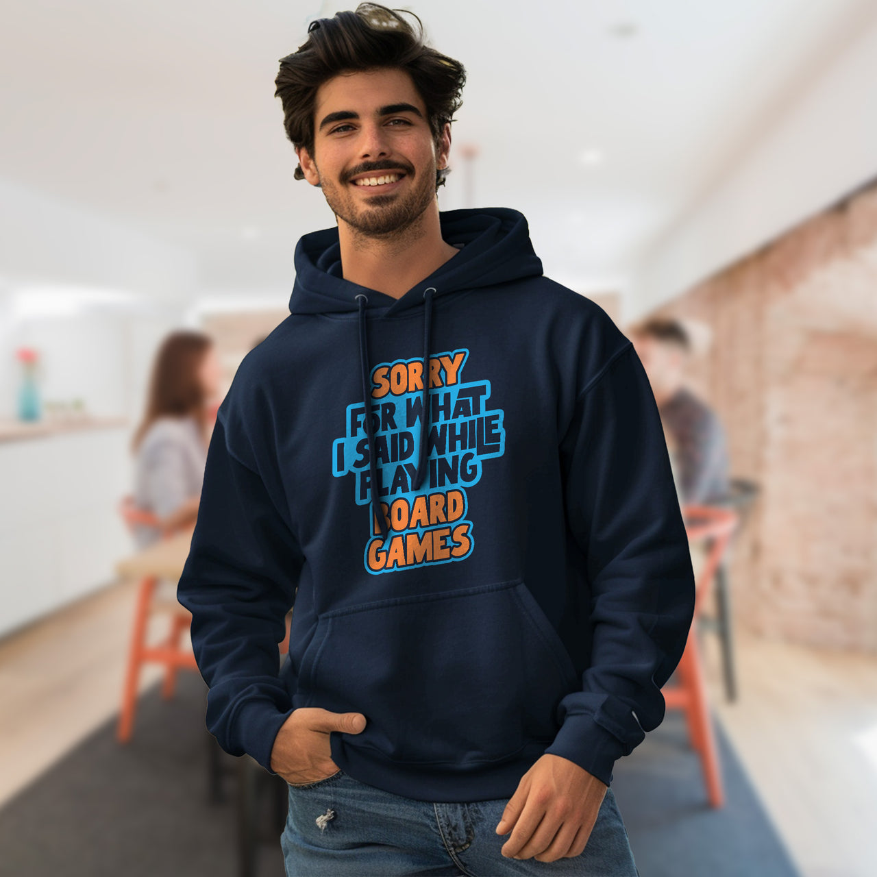 Sorry For What I Said While Playing Board Games Classic Unisex Pullover Hoodie