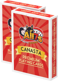 Thumbnail for Canasta Playing Cards (2 Decks)