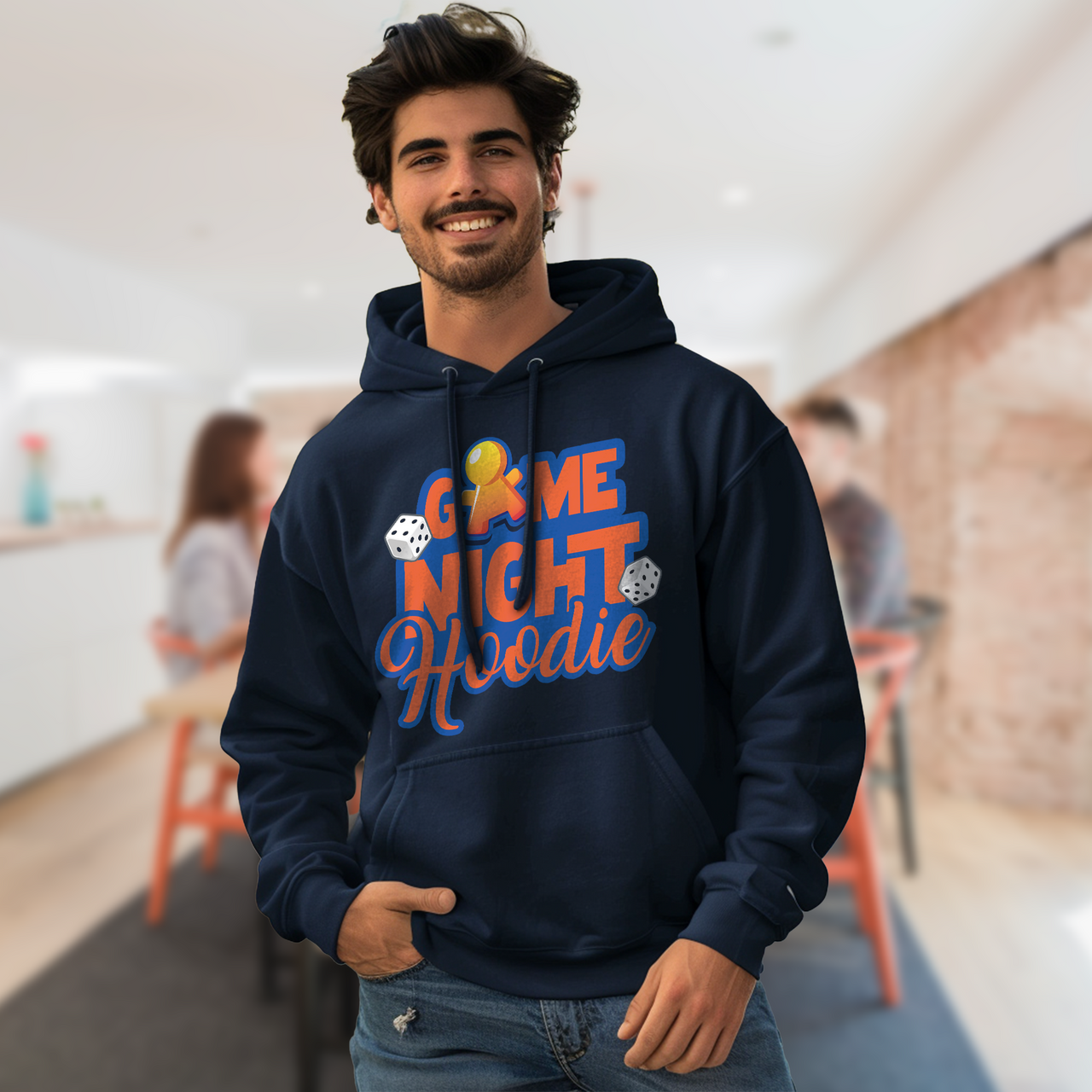 Game Night Hoodie Classic Unisex Pullover Hoodie