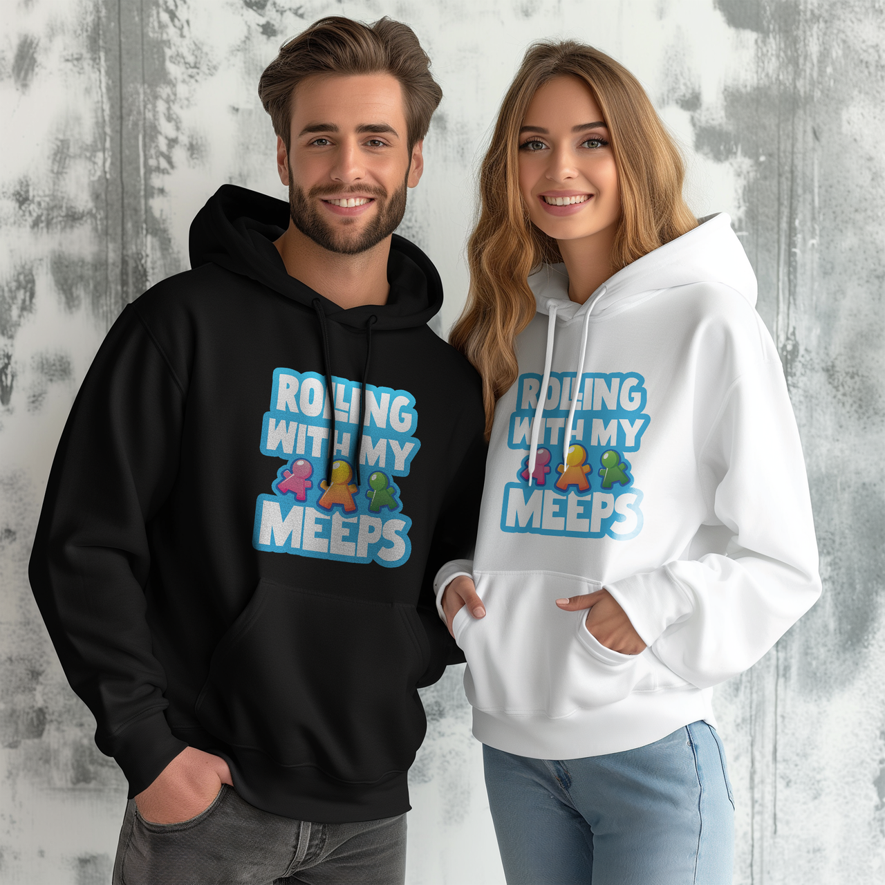 Rolling With My Meeps Classic Unisex Pullover Hoodie