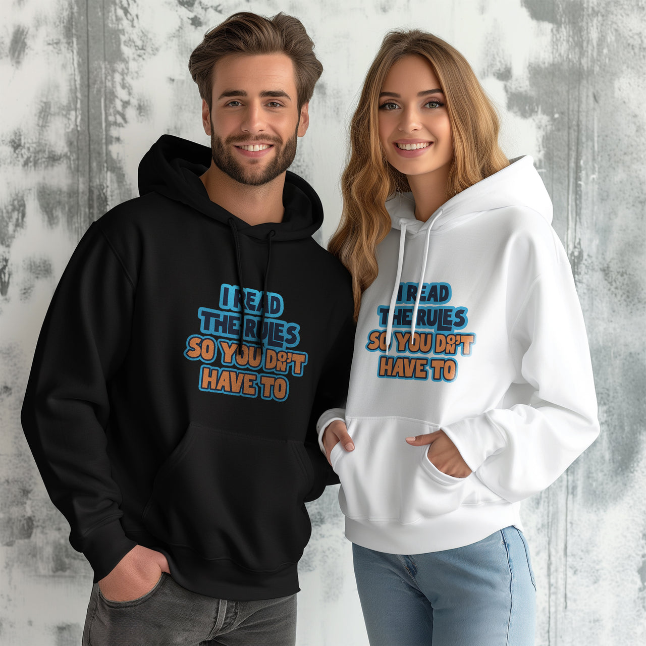 I Read The Rules So You Don't Have To Classic Unisex Pullover Hoodie