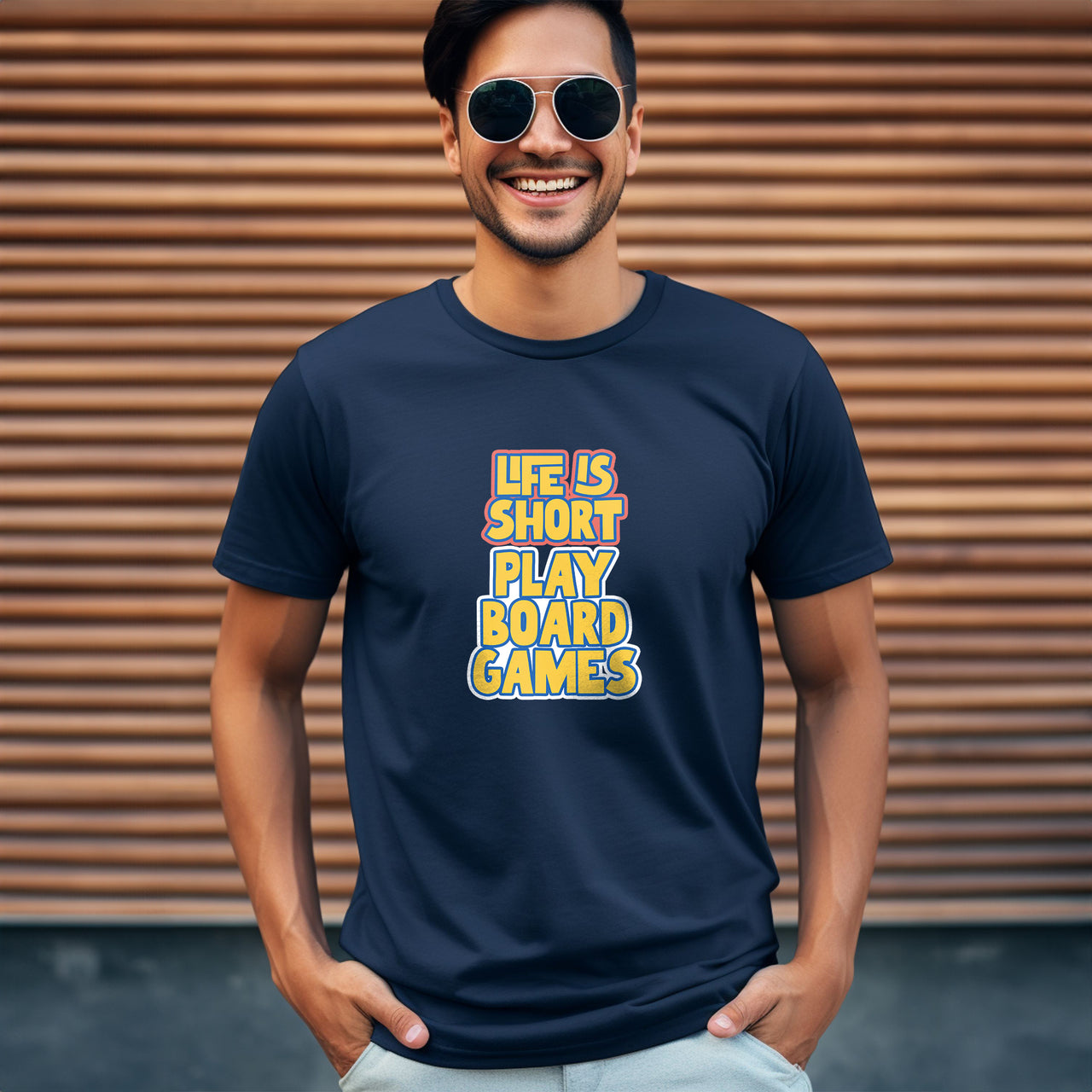 Life Is Short Play Board Games T-shirt