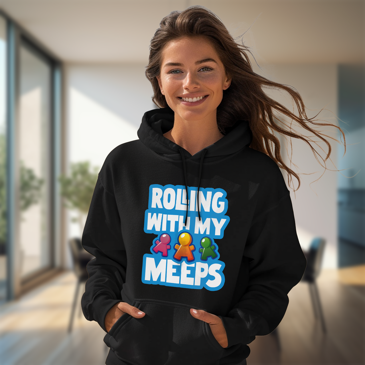 Rolling With My Meeps Classic Unisex Pullover Hoodie