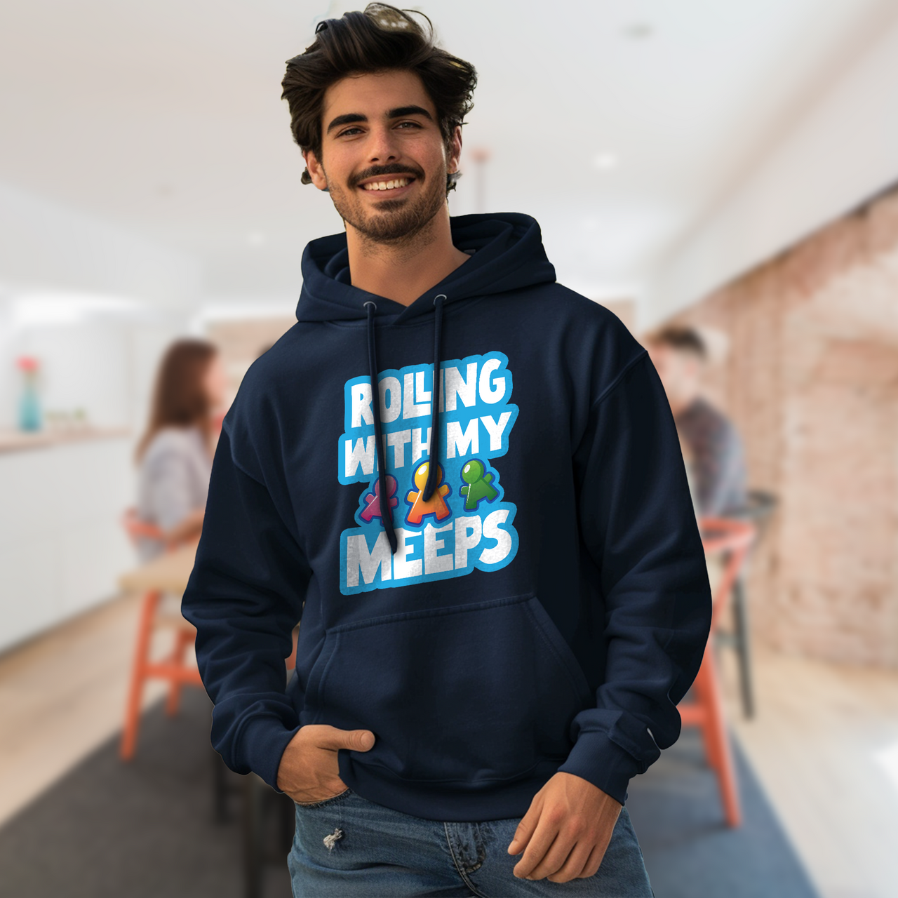 Rolling With My Meeps Classic Unisex Pullover Hoodie