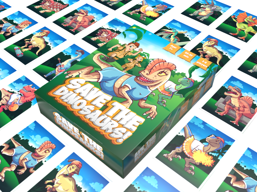 Save The Dinosaurs Card Game